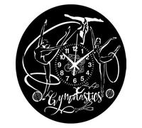 Instant Karma Clocks | Rhythmic Gymnastics Wall Clock - Silent Non-Ticking Quartz - Wall Decoration for Dancer, Studio, Training Room, Gift for Gymnasts