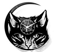Instant Karma Clocks Vinyl Wall Clock ➤ Cat Lovers Pets Home Decor Modern Style Unique Design