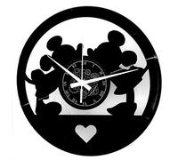 Instant Karma Clocks Vinyl Wall Clock Disc LP 33 RPM Gift Idea Vintage Handmade Cartoon Love Mickey Mouse Silent