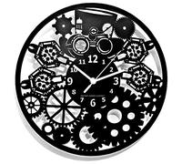 Instant Karma Clocks Wall Clock ➤ Steampunk Retro Gears Industrial