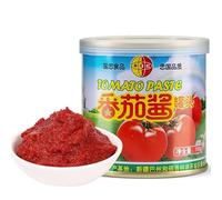 Instant ketchup, fresh tomato paste, tomato sauce canned 198g, sweet and sour tomato sauce, healthy vegetable sauce, seasoning sauce, mixed noodle sauce, side dishes, hot pot dipping sauce (1 can)
