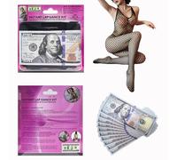 Instant Lapdance Kit Gift For Her Him Girlfriend Rude Boss Office Secret Santa Christmas Stocking Filler Stripper Set Fishnet Lapdancer Wife Friend Adult Rude Prank Joke Rude Novelty Birthday
