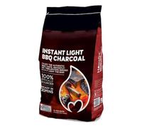 Instant Light Charcoal 2kg | BBQ Fuel for Barbecues | Suitable for Camping, Outdoor Dining & Summer Gatherings