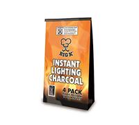 Instant Light Charcoal 4kg (4x 1kg bags) Instant Lighting Charcoal Char coal BBQ Barbecues …