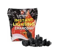 Instant Lighting Charcoal Bags BBQ Lumpwood Fuel Quick Light Grill Charcoal 2 x 850g