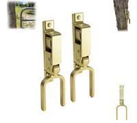 Instant Locking Gate Latch - Heavy-Duty One-Hand Gate Latch for Farm, Ranch & Backyard | Automatic Spring Lock, Rust-Resistant Steel, Easy Install on Wood, Metal & Pipe Gates (2pcs)