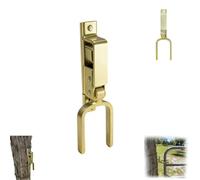 Instant Locking Gate Latch - Heavy Duty One Hand Gate Latch for Farm, Ranch & Backyard, Automatic Spring Lock, Easy Install Gates Latchs for Wood Metal Pipe Gates, Ranch & Backyard (1pcs)