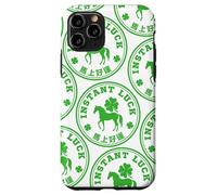 Instant Luck - Four Leaf Clover and Horse Chinese Idiom Case for iPhone 11 Pro