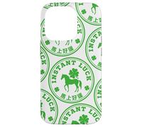 Instant Luck - Four Leaf Clover and Horse Chinese Idiom Case for iPhone 14 Pro