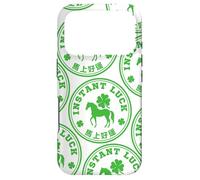 Instant Luck - Four Leaf Clover and Horse Chinese Idiom Case for iPhone 17 Pro