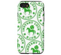 Instant Luck - Four Leaf Clover and Horse Chinese Idiom Case for iPhone SE (2020) / 7/8