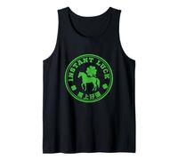 Instant Luck - Four Leaf Clover and Horse Chinese Idiom Tank Top