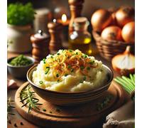 Instant Mashed potatoes Pots Halal Certified Mashed Potato Pot 40g | FabFinds Mug (3 Pack, Fried Onion)