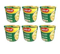 Instant Mashed potatoes Pots Halal Certified Mashed Potato Pot 40g | FabFinds Mug (6 Pack, Herb & Butter)