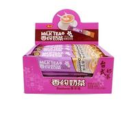 Instant Milk Tea Powder, 22g*30 Sachets, 8 Flavors, Premium Black & Modern Craft, Office/Home Hot Drink(B,3PCS)