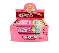 Instant Milk Tea Powder, 22g*30 Sachets, 8 Flavors, Premium Black & Modern Craft, Office/Home Hot Drink(D,2PCS)