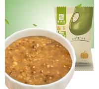 Instant mung bean soup, freeze-dried mung bean Congee, pumpkin mung bean syrup 28g, highland barley Congee, cool bean jelly, summer Dim sum, instant meal substitute breakfast (Pumpkin flavor,6 packs)
