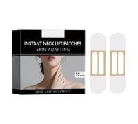 Instant Neck Lift Strap, Neck Tape Lifting Invisible Patches 10Pcs, Firming & Wrinkle-Reducing, Non-Slip Fit, Fack Necks Lifting Stickers for Women & Men