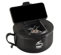 Instant Noodle Bowl - 1000ml Stainless Steel, Lunch Box with Lid and Handle | Portable Soup Bowl Cooker, Anti Scald Dishwasher Safe Container for Students Dormitory Office Travel