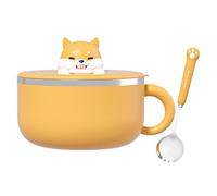 Instant Noodle Bowl - 1200ml with Spoon Included - Express Noodle Utensil | For Pasta, Soup, Kitchen, Student Room, Apartment, Dining Room, Adults