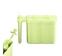 Instant Noodle Cup Bowl - Cute Cat Ear Food Holder, Kitchen Cup Without Wax | Portable Noodle Bowl with Lid, Drain Handle, Fork Storage for Student Kitchen Meals in Students