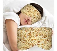 Instant Noodles, Sleep Mask for Home Travel, Full Eye Covers Light Blocking Eye Mask Sleep Eye and Ear Muffs