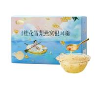 Instant Osmanthus Pear Tremella Soup - Nutritious Breakfast, No-Cook Ready-to-Eat, Quick Brew Tremella Soup with Natural Ingredients