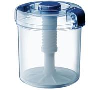 Instant Pickle Maker Vegetable Press Tsukemono Container Round Made in Japan BPA Free (Blue 3.0L)