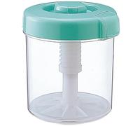 Instant Pickle Maker Vegetable Press Tsukemono Container Round Made in Japan BPA Free (Green 3.0L)