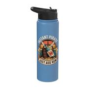 Instant Pirate Just Add Rum Stainless Steel Insulated Water Bottle