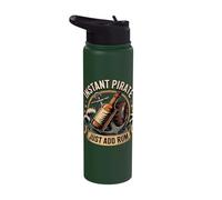 Instant Pirate Just Add Rum Stainless Steel Insulated Water Bottle