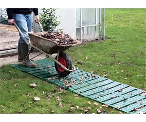Instant Plastic Garden Roll Out Path - Chevron - 3 Metres - Double Width - Two Pack