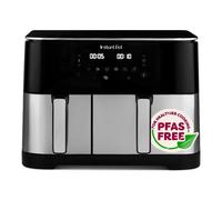 Instant Pot Dual Vortex Air Fryer PFAS Free Large 11L Twin 7L and 4L Baskets 8-in-1 Dehydrate Grill Bake Roast Reheat No