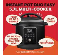 Instant Pot Duo Easy Multi-Cooker 5.7L Steam Pressure Slow Cook Rice Electric