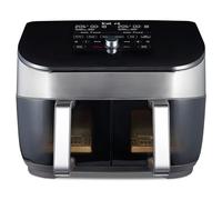 Instant Pot Vortex Plus - Air Fryer Dual Basket, XL - 8 Smart Functions | Large Double Air Frying Glass Drawers - Bake, Roast, Dehydrator, Grill, Reheat, Sync Cook & Finish - Stainless Steel , 1700W