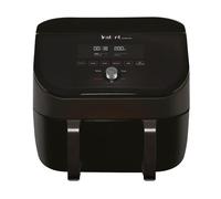 Instant Pot - Versazone Dual Black Air Fryer - Large 8.5L, Family Size - Single Double Basket with Divider - 8 in 1 - Food Dehydrate, Grill, Bake, Roast, Reheat, Non-Stick, Easy Clean, Dishwasher Safe