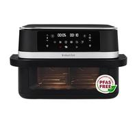 Instant Pot Vortex VersaZone 12L Air Fryer, PFAS Free, Large, Twin 6L Baskets, 8-in-1, Dehydrate, Grill, Bake, Roast, Reheat, Easy Clean, Dishwasher Safe, Black Pepper