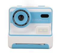 Instant Print Camera, 1080P HD 16X Zoom Dual Lens Digital Video Camera with 2.4 Inch IPS Screen, 48MP Portable Selfie Camera with Multi Filters for Daily (Blue)