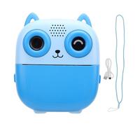 Instant Print Camera 48MP 1080P Digital Video Camera Thermal Printing Dual HD Camera 2.4 Inch Screen Music Game Play 1300mAh Battery (Blue)