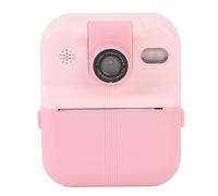 Instant Print Camera, 48MP Photo 1080P Video Instant Camera with 2.4 IPS Scree, 180° Rotating Lens, Built in Filters & Stickers, Portable Camera, Support Music/Games (Pink)