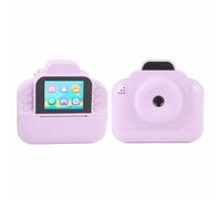 Instant Print Camera for Kids, 2.4 Inch Screen 48MP 6X Digital Zoom 1080P HD Digital Video Camera, Toddler Portable Travel Print Digital Camera Toy for Boys Girls (Purple)