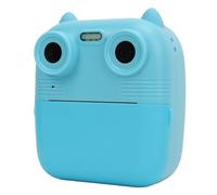 Instant Print Camera, HD 1080P 48MP Digital Print Camera 2.8inch IPS Screen DIY Coloring Support Expansion for Travel for Girls (Sky Blue)
