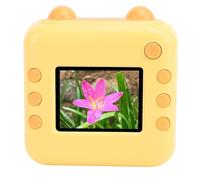 Instant Print Camera, Kids Camera, 1080P 48MP Children Printable Camera, Selfie Camera with 2.4 Inch IPS Screen, Fun Gift for Girls Boys 3 to 12 Years Old (Yellow)