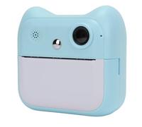 Instant Print Camera, Thermal Printing Camera With 2.4in HD Screen, Student Camera 48MP With Various Fun Frames, Supports Selfies, Digital Zoom Multiple Levels for Kids (Blue)
