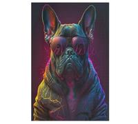 Instant Print Frenchie 1000 Pieces of Puzzles for Adults And Children - Wooden Puzzles, Stress Relief Puzzle Games And Unique Gifts (78×53cm)