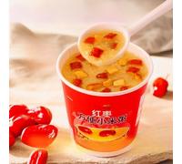 Instant pumpkin millet porridge, red dates and oats Congee, mung bean Congee, healthy substitute breakfast, coarse grains Congee, nutritious cereals, Dim sum, snacks (Red date flavor,16 cups)