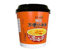 Instant pumpkin millet porridge, red dates and oats Congee, mung bean Congee, healthy substitute breakfast, coarse grains Congee, nutritious cereals, Dim sum, snacks (Pumpkin flavor,6 cups)