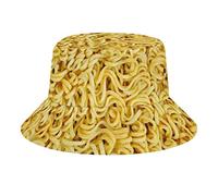 Instant Ramen Noodle Bucket Hat for Women Fisherman Cap Sun Hat for Men Breathable Packable for Teens Summer Outdoor Beach