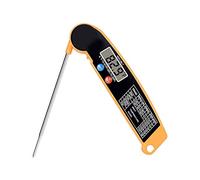 Instant Read Waterproof Meat Thermometer - 2s Instant Read Ultra-Fast Cooking Thermometer with Calibration. Best Kitchen Food Thermometer for Cooking, Outdoor BBQ and Grill