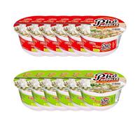 Instant Rice Noodle Pho Bowls 71g (Assorted 2 Flavours, Pack of 12) - Quick Vietnamese-Style Rice Noodles with Savoury Broth, Convenient Hot Meal